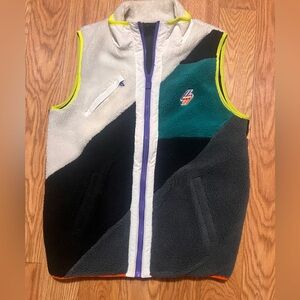 Superdry Colorblock Sherpa Fleece Vest - Men’s Size S 45$